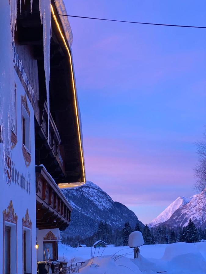 Baerenwirt Apartment Mittenwald Bagian luar foto